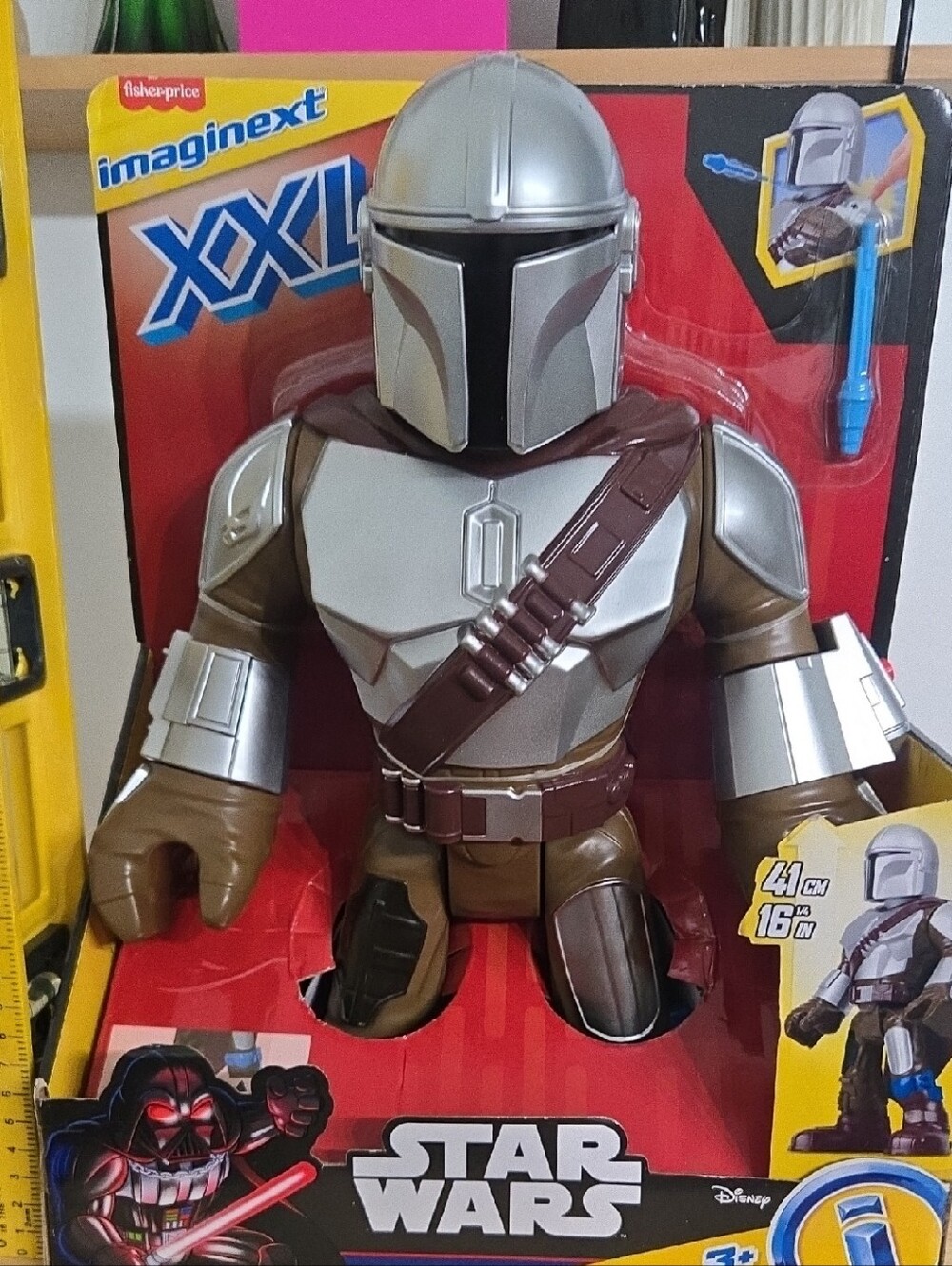 Fisher-Price Imaginext XXL Mandalorian Action Figure - Silver and Brown